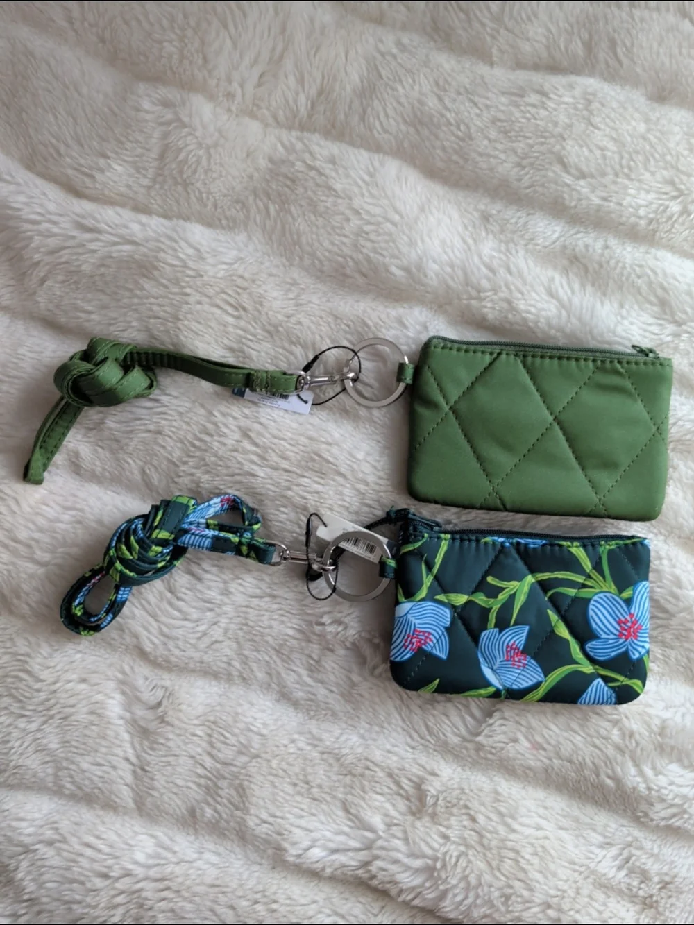 Vera Bradley Zip ID Lanyard Bundle NWT